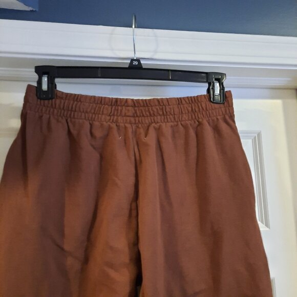 Talentless Pants Mens Medium Brown Joggers Sweatpants Sweats Baggy‎ Lounge - Picture 5 of 10